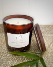 Load image into Gallery viewer, Bamboo &amp; White Lily Soy Candle
