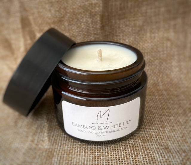 Bamboo & White Lily Soy Candle